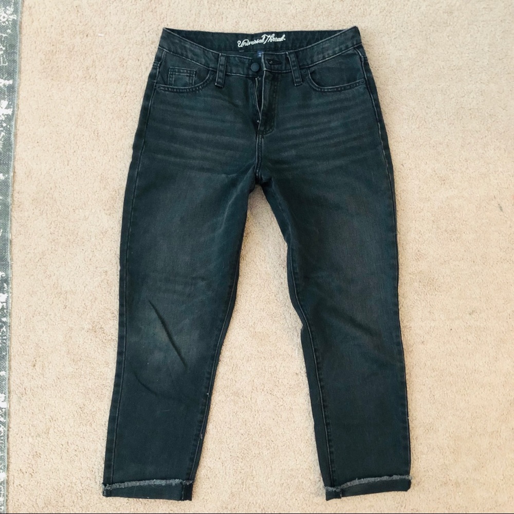 Universal Thread boyfriend fit jeans tapered crop